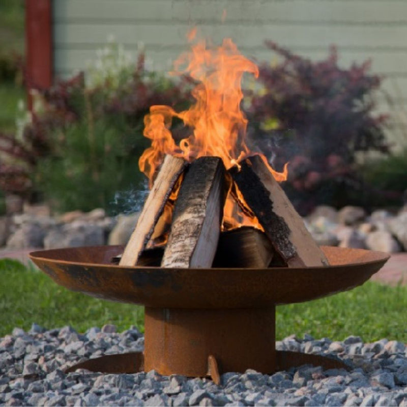 Grillsymbol Chiaro Fire Pit In Durable Corten Steel 67cm – Firepit.co.uk