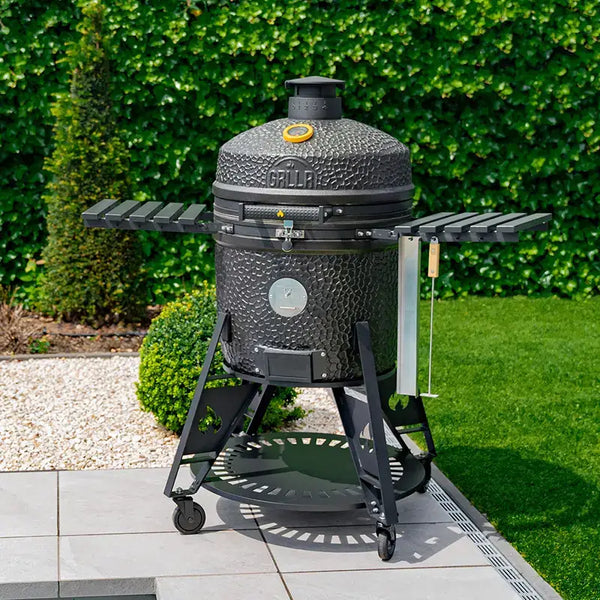 Grllr Ember Pro Ceramic BBQ with side tables and trolley