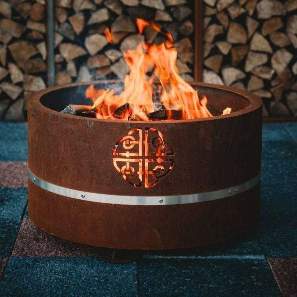 Grillsymbol Lucas Corten Steel Fire Pit